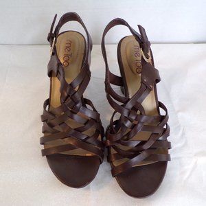 Me Too women's strappy sandal with heel size 6